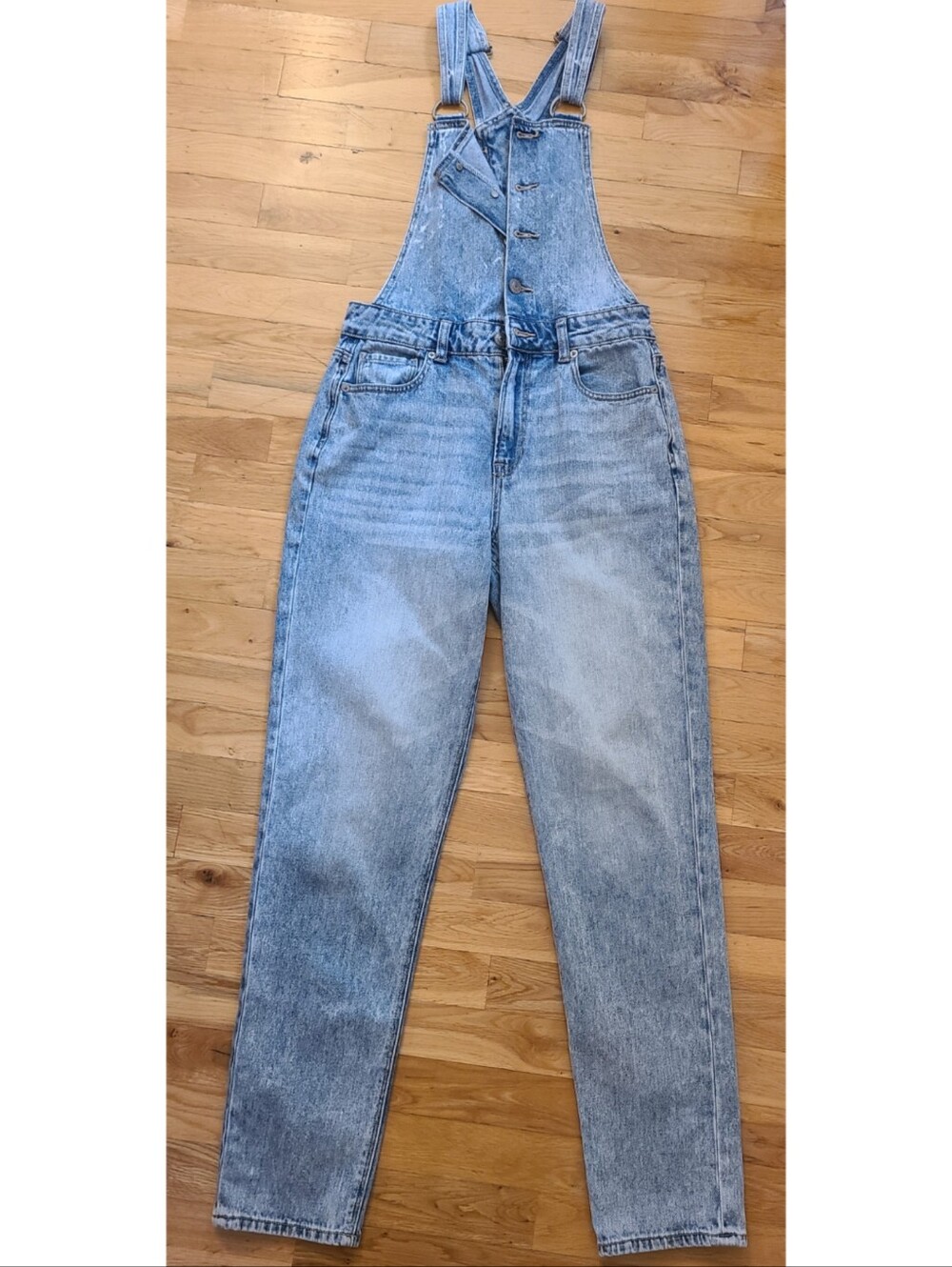 American Eagle Mom Overalls Size 4 Tall Boho Y2K Streetwear Retro Grunge